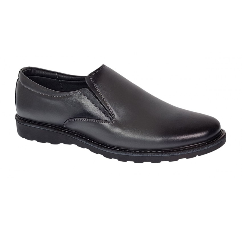 Pantofi barbati casual din piele naturala - Model Corsa Gri Pantofi barbati casual din piele naturala - Model Corsa Gri