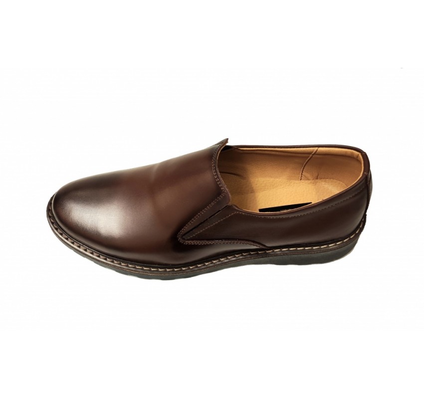 Pantofi barbati, casual, din piele naturala, inchidere cu elastic - Lucianis Style CORSAELM