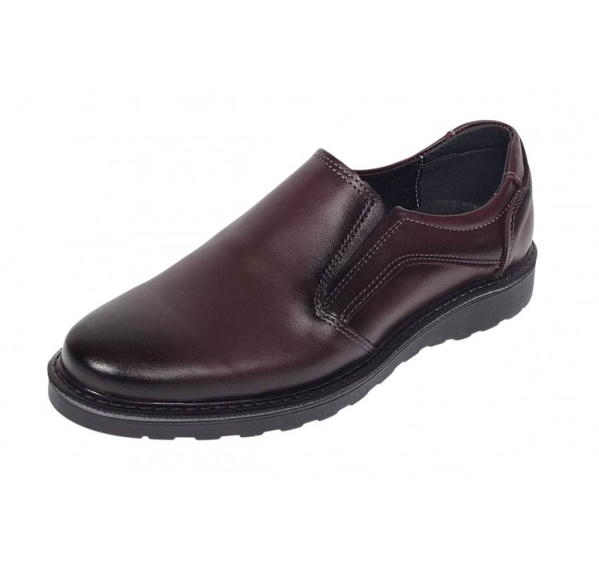 Pantofi barbati casual din piele naturala Army Bordeaux CORSAEVIS
