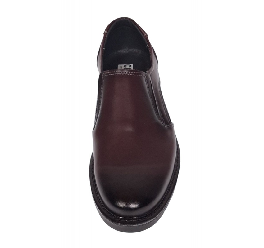 Pantofi barbati casual din piele naturala Army Bordeaux CORSAEVIS