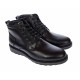 Ghete barbati negre, casual, din piele naturala, cu fermoar, ADAM - CIUCALETI SHOES