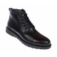 Ghete barbati negre, casual, din piele naturala, cu fermoar, ADAM - CIUCALETI SHOES