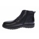 Ghete barbati negre, casual, din piele naturala, cu fermoar, ADAM - CIUCALETI SHOES