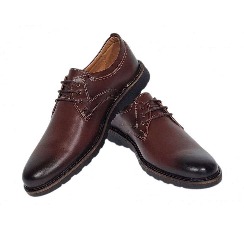 Pantofi barbati Sport - Casual din piele naturala Maro CORSAMS