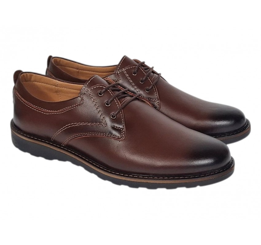 Pantofi barbati Sport - Casual din piele naturala Maro CORSAMS