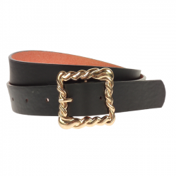 Curea dama, casual-eleganta, din piele ecologica, latime 3 cm, negru - CRD004N Curea dama, casual-eleganta, din piele ecologica, latime 3 cm, negru - CRD004N