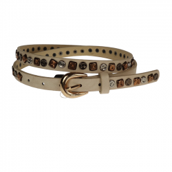 Curea dama, casual-eleganta, din piele ecologica, latime 2 cm, crem - CRD011CR Curea dama, casual-eleganta, din piele ecologica, latime 2 cm, crem - CRD011CR