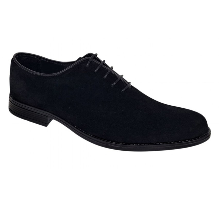 Pantofi barbati eleganti din piele naturala intoarsa Donato D5100NV