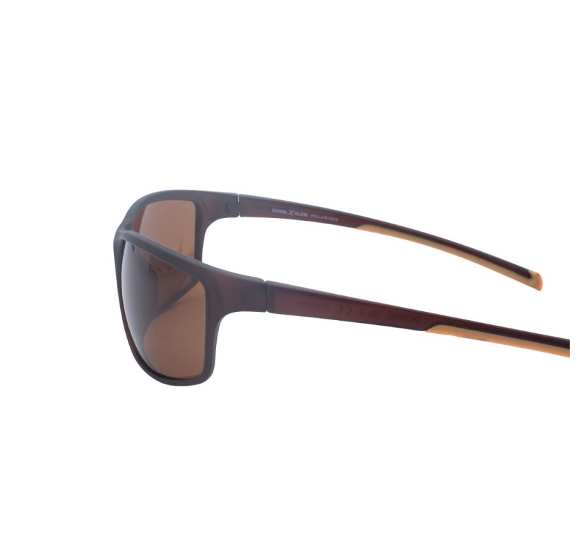 Ochelari de soare maro, pentru barbati, Daniel Klein Premium, DK3245-2