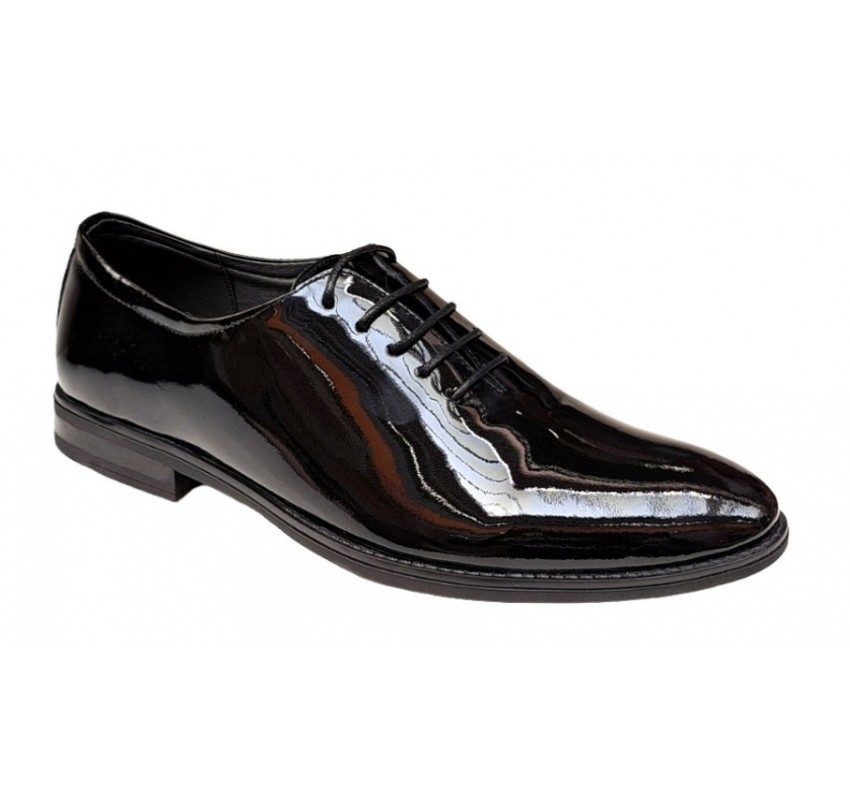 Pantofi eleganti barbati piele naturala - Model Donato Negru Lac