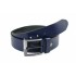 Curea casual barbati din piele naturala - Bleumarin DR-400CKBLM4