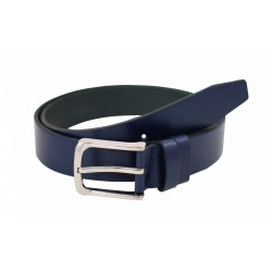 Curea eleganta barbati din piele naturala Bleumarin 4cm DR1-350CKBLM