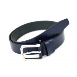 Curea eleganta barbati din piele naturala Bleumarin 4cm DR1-350CKBLM