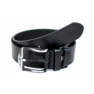 Curea barbati casual din piele naturala cu latimea de 4.5cm, Negru - DR1-450NKR