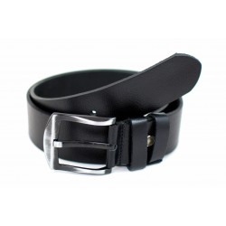 Curea barbati casual din piele naturala cu latimea de 4.5cm, Negru - DR1-450NKR