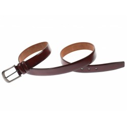 Curea barbati eleganta, din piele naturala, visinie 3.5 cm - DR1170VIS