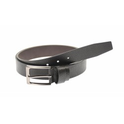 Curea barbati eleganta, din piele naturala, maro 3.5 cm - DR1320MOD