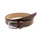 Curea barbati eleganta din piele naturala maro DR136M2