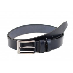 Curea barbati eleganta din piele naturala bleumarin DR1435BL