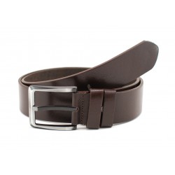 Curea barbati casual din pile naturala, - Alpin Polo, 4.2cm, Maro DR1438M