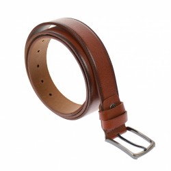 Curea barbati eleganta, din piele ecologica, maro coniac 3.5 cm - DR1500CON