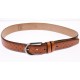 Curea barbati eleganta din piele naturala maro 3.5 cm DR236CON
