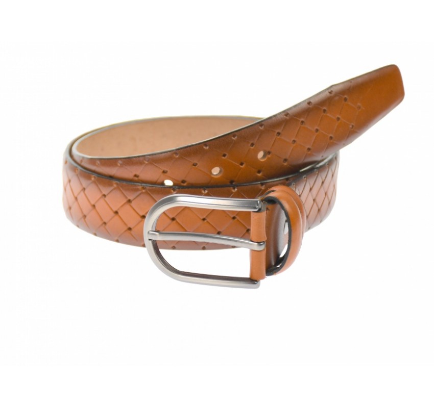 Curea barbati eleganta din piele naturala maro 3.5 cm DR236CON Curea barbati eleganta din piele naturala maro 3.5 cm DR236CON