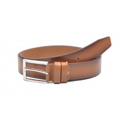Curea barbati eleganta din piele naturala maro 3.7cm - DR239MD