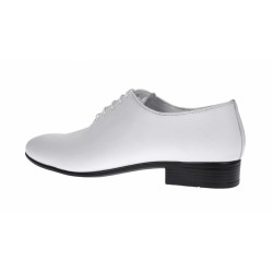 Pantofi barbati eleganti din piele naturala Enzo Alb 475