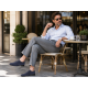 Pantofi barbati eleganti  din piele naturala intoarsa – Enzo Bleumarin ENZOBLV