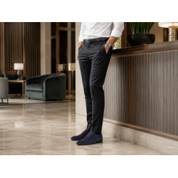 Pantofi barbati eleganti  din piele naturala intoarsa – Enzo Bleumarin ENZOBLV