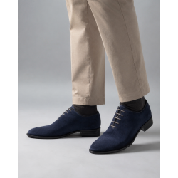 Pantofi barbati eleganti  din piele naturala intoarsa – Enzo Bleumarin ENZOBLV