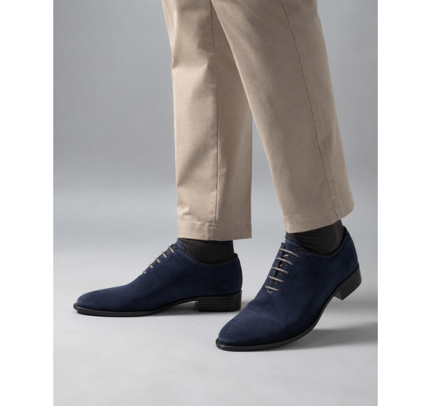 Pantofi barbati eleganti  din piele naturala intoarsa – Enzo Bleumarin ENZOBLV