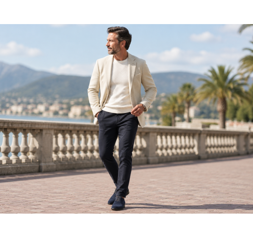 Pantofi barbati eleganti  din piele naturala intoarsa – Enzo Bleumarin ENZOBLV