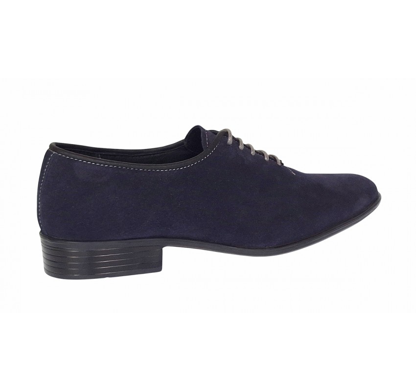 Pantofi eleganti barbati din piele naturala antilopa - Enzo Bleumarin Velur Pantofi eleganti barbati din piele naturala antilopa - Enzo Bleumarin Velur
