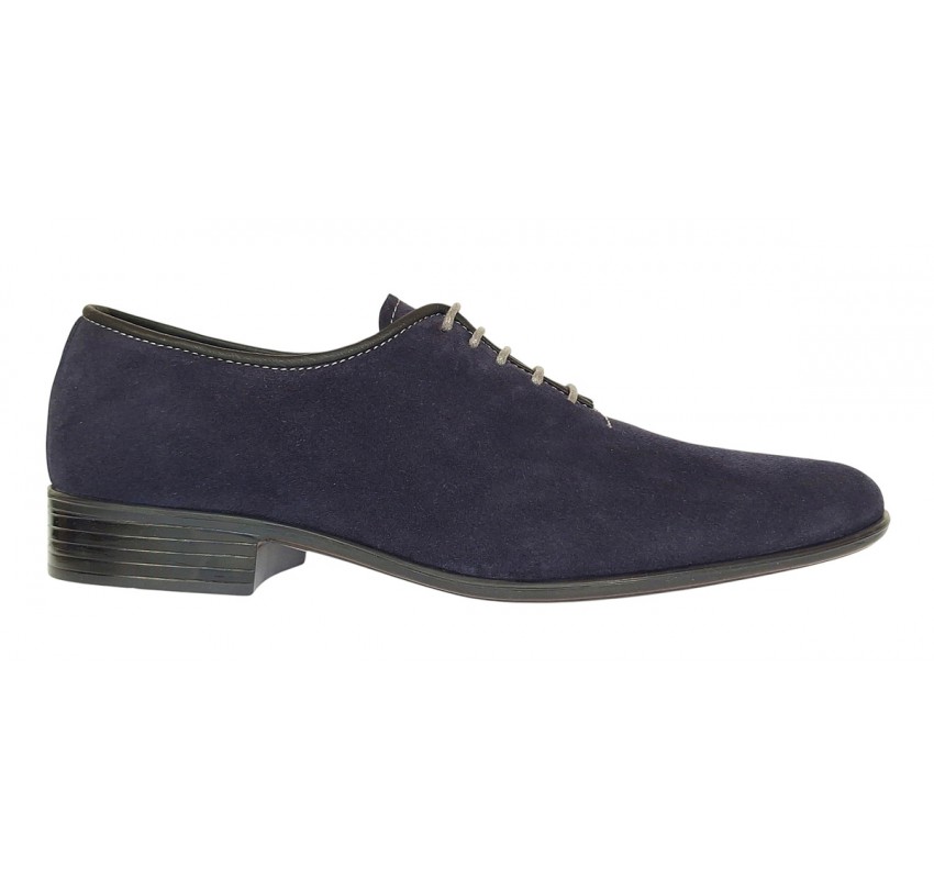Pantofi eleganti barbati din piele naturala antilopa - Enzo Bleumarin Velur Pantofi eleganti barbati din piele naturala antilopa - Enzo Bleumarin Velur