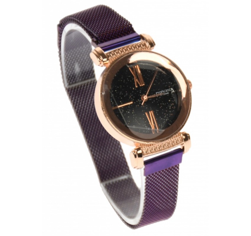 Ceas Dama Francesca di Geneva bronz/violet - F03205