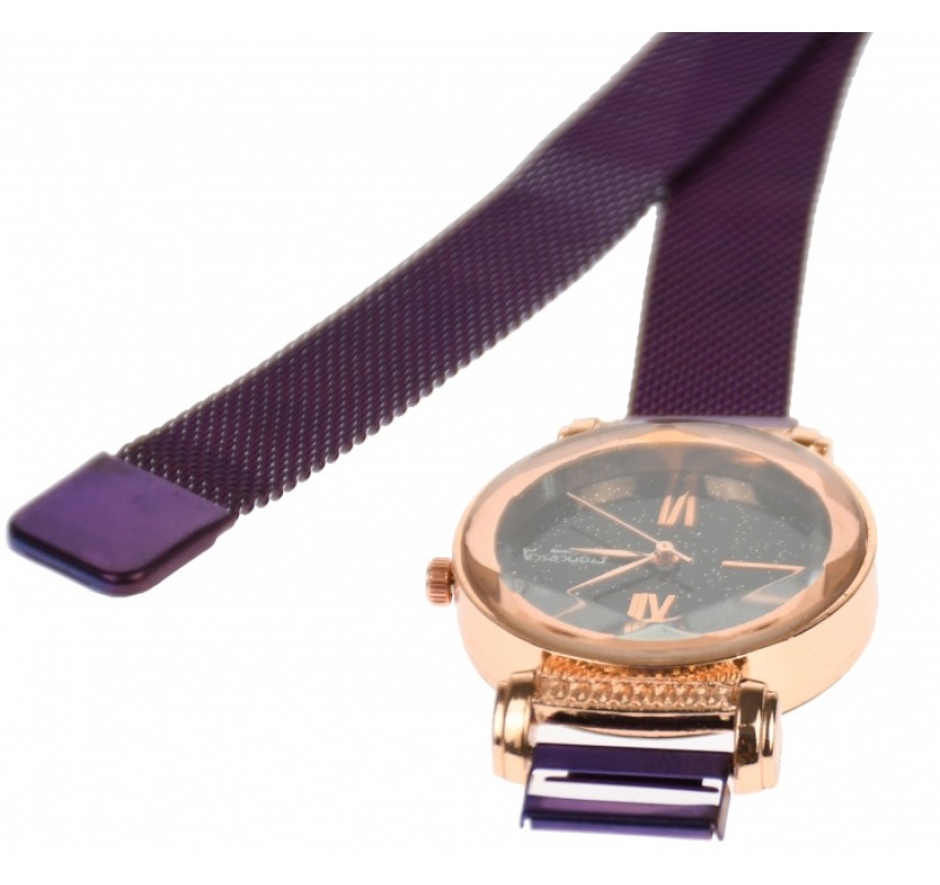 Ceas Dama Francesca di Geneva bronz/violet - F03205