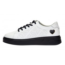 Marimea 41 Pantofi dama casual din piele naturala - Aisha Alb
