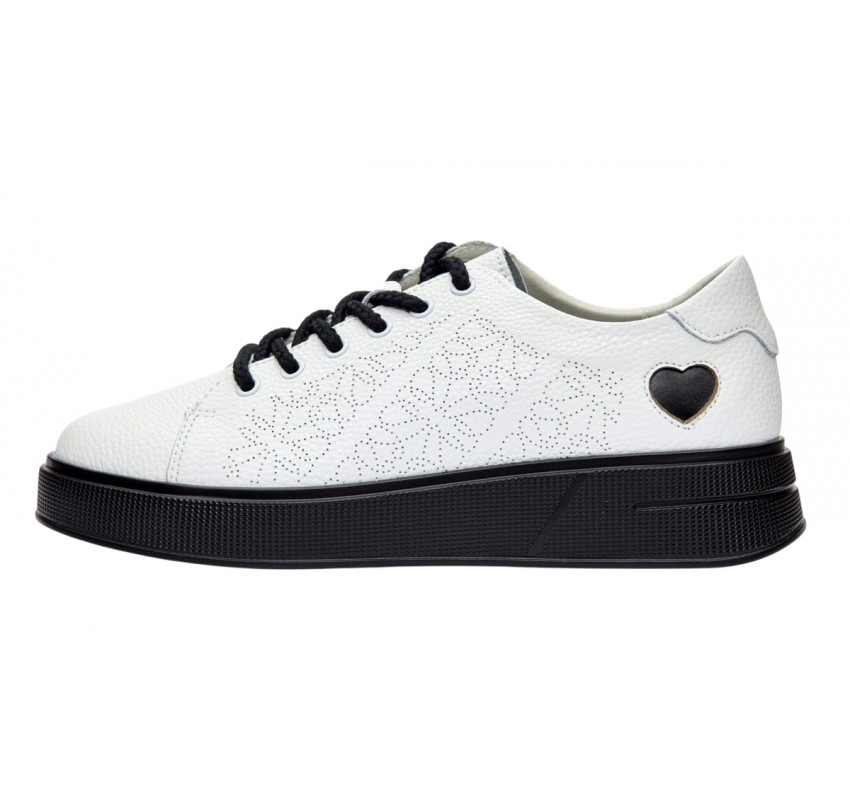 Pantofi dama casual din piele naturala - Aisha Alb GSK3032A Pantofi dama casual din piele naturala - Aisha Alb GSK3032A
