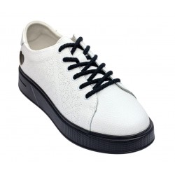 Pantofi dama casual din piele naturala - Aisha Alb GSK3032A