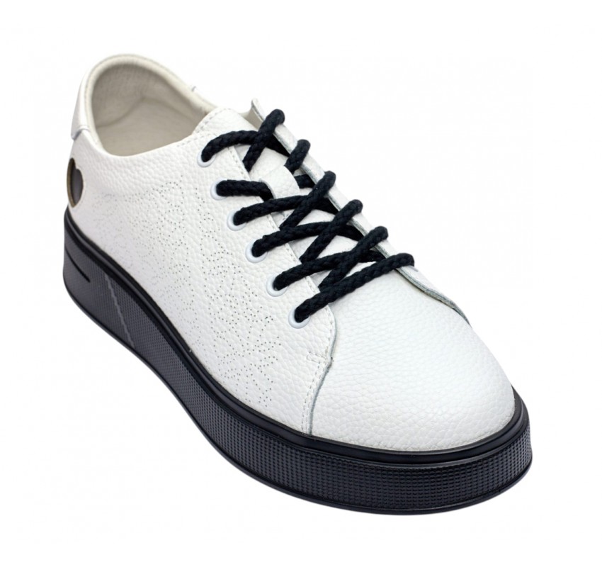 Pantofi dama casual din piele naturala - Aisha Alb GSK3032A Pantofi dama casual din piele naturala - Aisha Alb GSK3032A