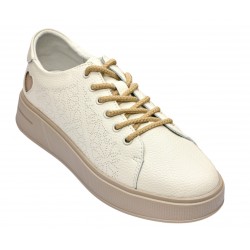 Pantofi dama casual din piele naturala - Aisha Bej Late GSK3033B