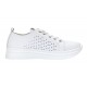 Pantofi dama casual din piele naturala cu perforatii - Latiffa Alb GSK3052A Pantofi dama casual din piele naturala cu perforatii - Latiffa Alb GSK3052A