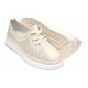 Pantofi dama casual din piele naturala cu perforatii - Karen Bej Late GSKFL9573B Pantofi dama casual din piele naturala cu perforatii - Karen Bej Late GSKFL9573B
