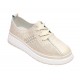 Pantofi dama casual din piele naturala cu perforatii - Karen Bej Late GSKFL9573B Pantofi dama casual din piele naturala cu perforatii - Karen Bej Late GSKFL9573B