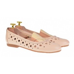 Balerini dama casual din piele naturala - Model Clara Bej FLO2BEJ