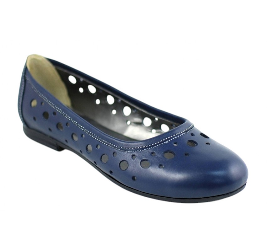 Balerini dama casual de vara din piele naturala - CLARA BLEUMARIN