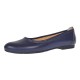 Marimea 40 Balerini dama casual, din piele naturala bleumarin - FLO3BL