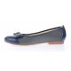 Balerini dama casual din piele naturala Gri, Bleumarin - Model Eveline